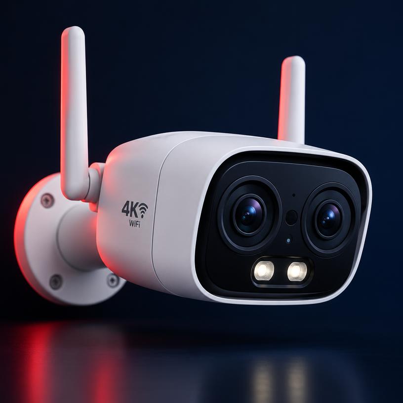 Caméra Wi-Fi 4K double objectif
